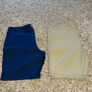 (2) Old Navy Flat Front Shorts. Men’s 36W. Hardly worn.